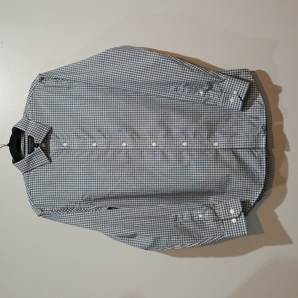 EUC Banana Republic Non-Iron Slim Fit Dress Shirt sz Small